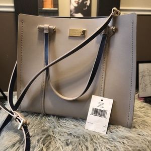 Kate Spade - small Elodie satchel - mousse color